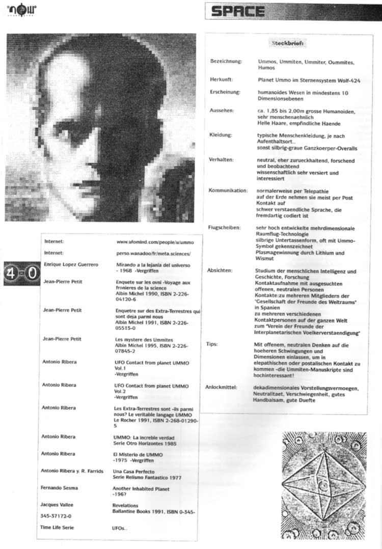 !NOW2.5 SpaceZine: Different Alien Races: Part 4: UMMO 6