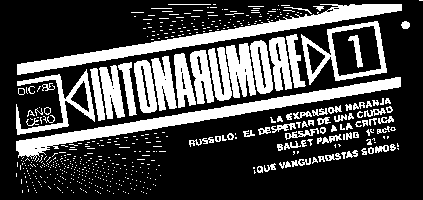 'Intonarumore' booklet